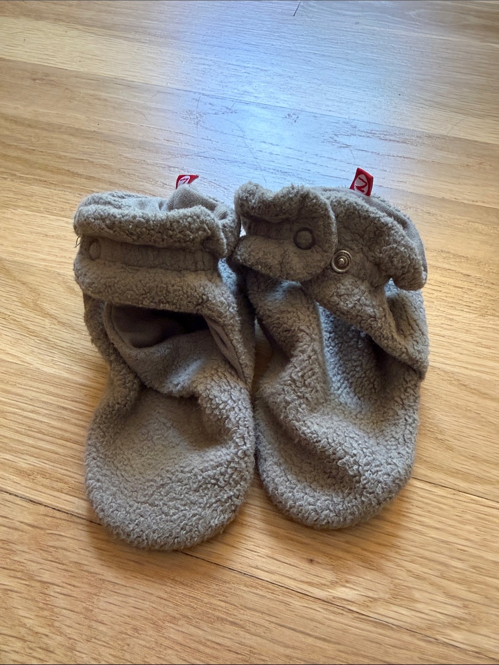 NWOT Zutano Cozie Fleece Gripper Bootie Sz 24 Mo
